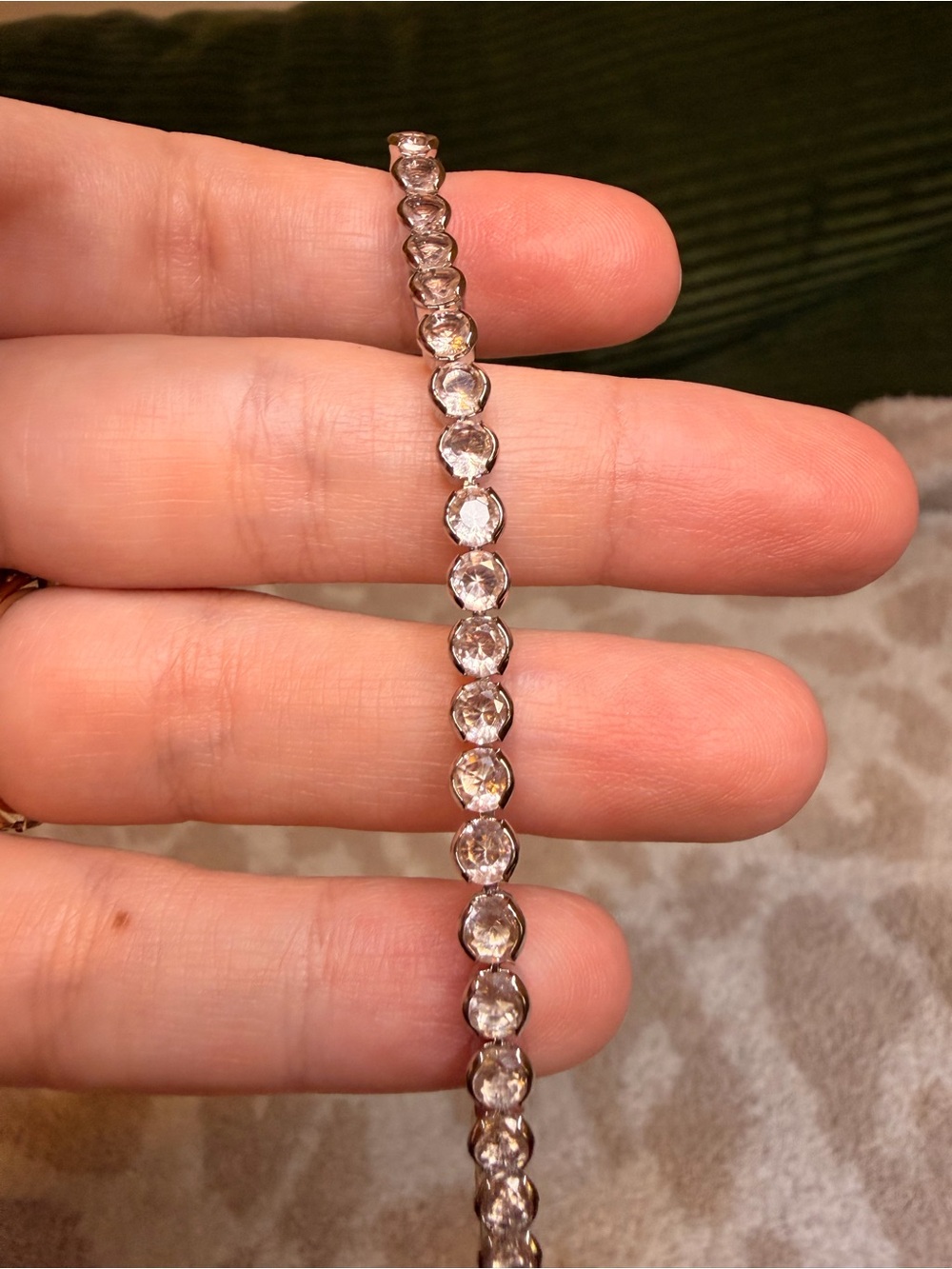 Baby Pink Tennis Bracelet
